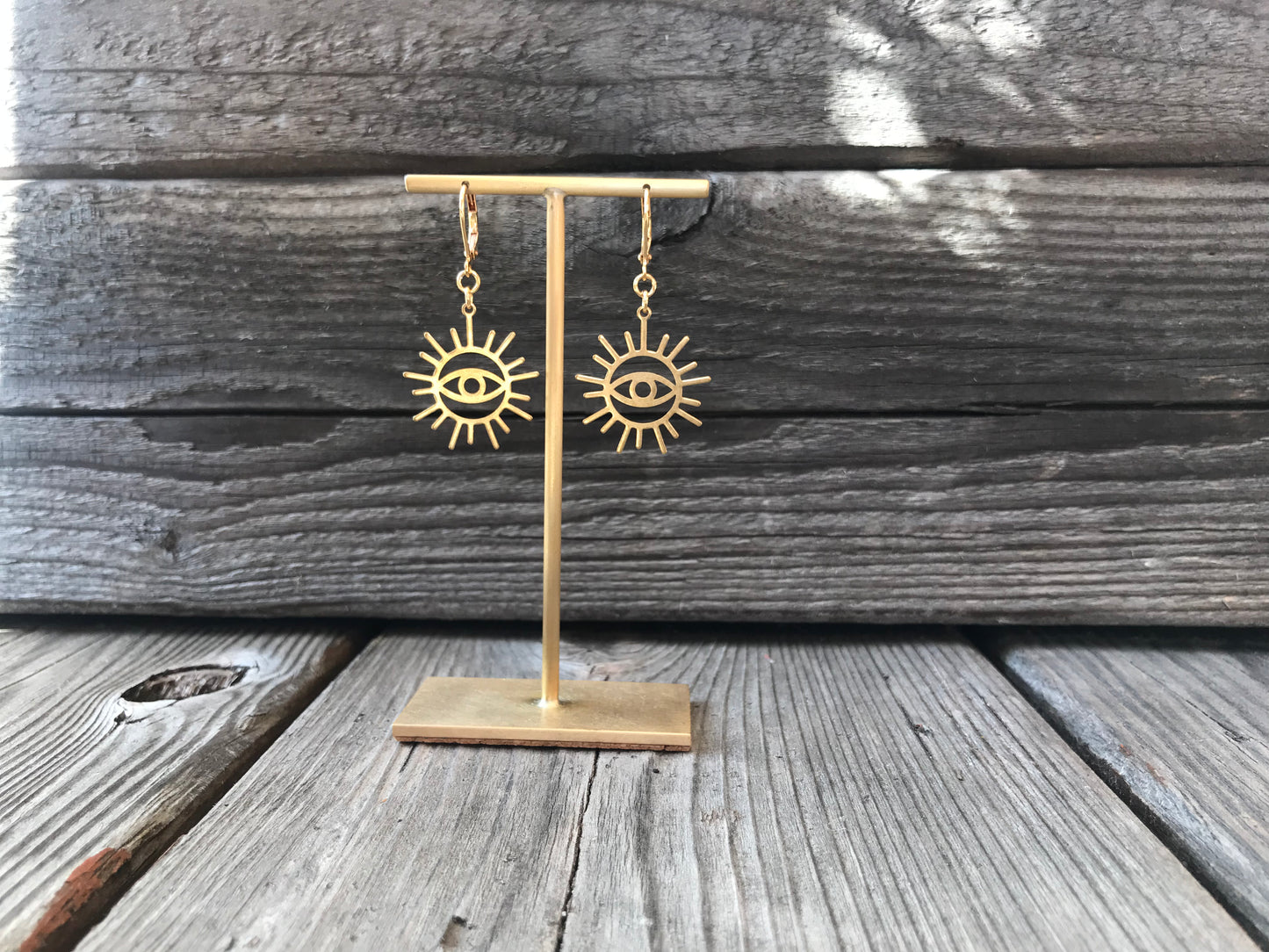 Small Starburst Eye Earring