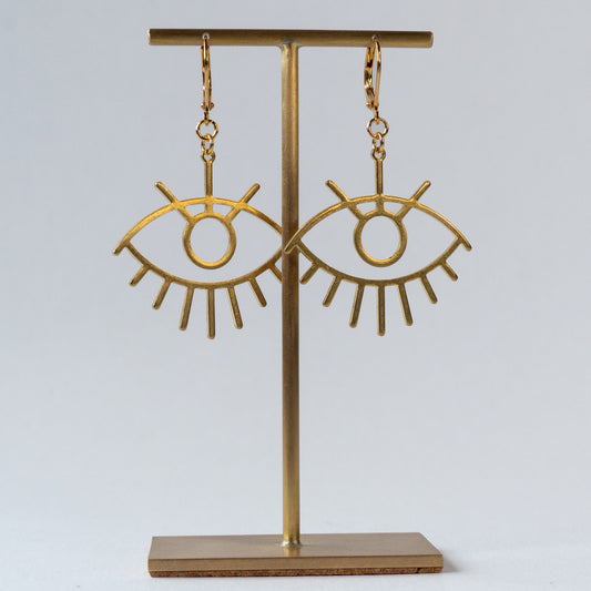 Metal Eye Earring